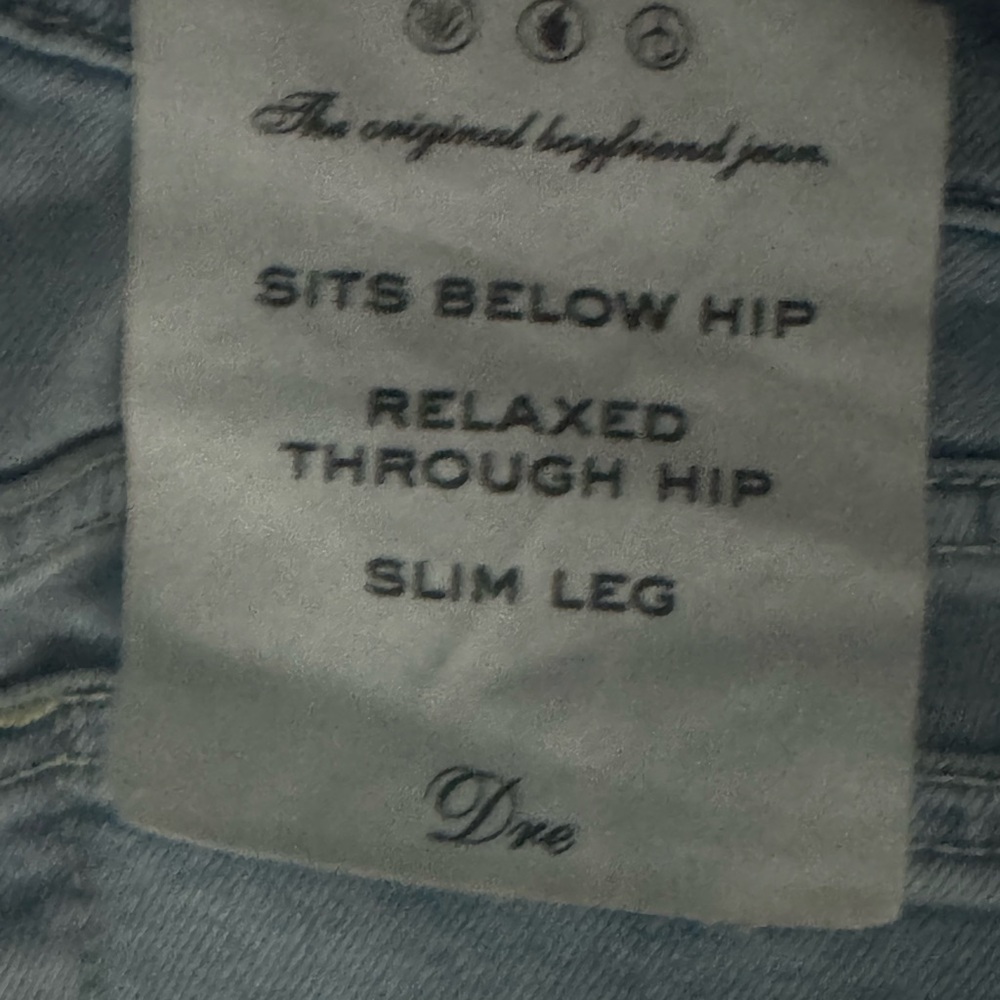 Rag & Bone Low Rise Slim Boyfriend Jeans NWT - Picture 2 of 10